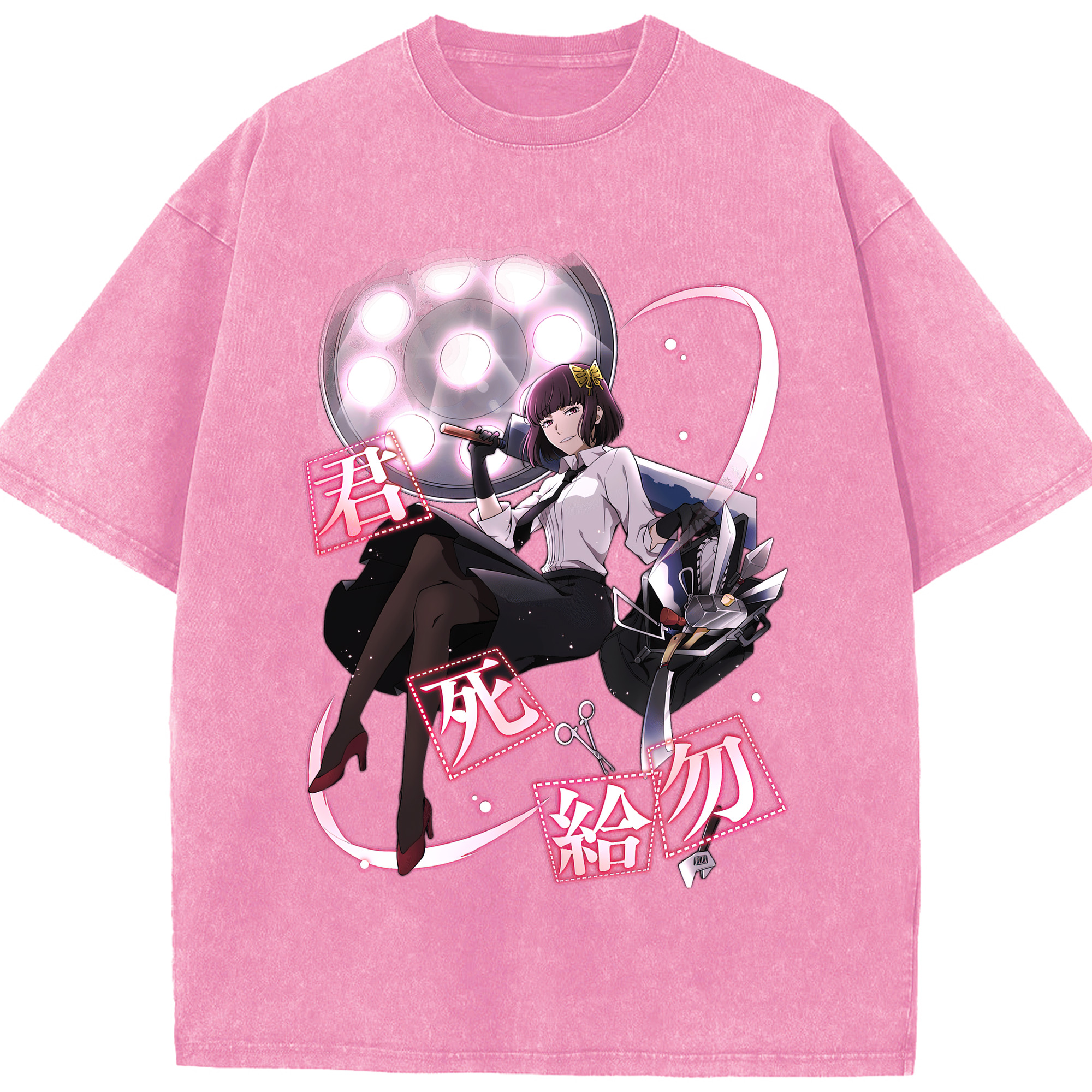 （画像用） 文豪ストレイドッグス Bungo Stray Dogs 綿100% ヴィンテージ風 半袖Tシャツ（フロントプリント）